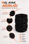 5 Kg Black Deluxe Comfort Hand and Foot Weight - 2