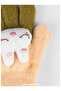 Soft Children's Gloves with Cute Rabbit Accessories (1-3 Years Old)