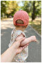 100% Cotton, Cute Baby Girl Cap (43-46 cm) (with Rubber Device on the Back) - 3