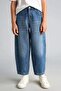 Okul 100% Cotton Barrel Fit Blue Jean Trousers for Boys I0599A826Au - 3