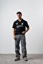 Men's Sguadra World Cup Regular Fit Polo Neck Fan T-Shirt Black - 7