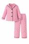 Baby Girl Polka Dot Patterned 2-Piece Pajama Set - Pink