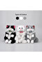Plush Cat Backpack With Adjustable Straps White | Luxury-Inspired Realistic Faux Fur Kawaii Cat Backpack for Unisex, Cute Casual Bag - 7