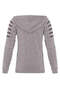 Bp106 Hooded Gray Children's Sweater - 2