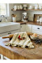 Green Striped Linen Embroidered Kitchen Cloth 40*60cm - 7