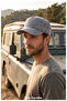 Unisex Vintage Washed Castro Hat - Distressed Military Style Cap - 3