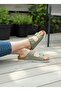 İmroz Model Orthopedic Friendly 100% Leather Soft Sole Sandals-Slippers - 5