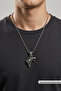 Wolf Handcrafted Stainless Steel Chain Men's Necklace - 2
