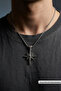 North Pole Star Handcrafted Stainless Steel Chain Men's Necklace - 2
