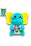 Educational Musical Elephant Toy Didactic Sound Blue Light