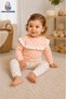 Baby Girl Child Heart Pattern Bolera Angel Set - 3