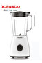 Blender 1.5L Plastic Jar, 500W, 2 Speeds + Pulse, 2 Mills, White - 3