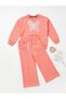 Girl's Tracksuit Set, Stylish Model, Seasonal Set, 2-Piece Top and Bottom Set, Super Quality Cotton Fabric, 100 Percent. - 3