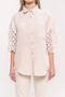 8-14 Years Berceste Mira Girl's Suit -Cream- - 6
