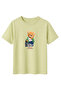 Unisex Traveler Teddy Bear Printed 100% Cotton Premium Design T-Shirt - 2
