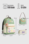 My Polo 2055 Triple Set Girls' Primary and Secondary School Backpack School Bag Multi-Compartment Ortho - 8