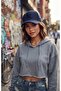 Navy Blue Unisex Gabardine Fabric Women's Hat Men's Hat Summer Hat - 3
