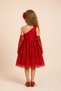 Girl's Dress with Brooch Buckle and Armband Set for Girls - 3