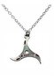 Naruto Anime Red Written Ninja Star Figured Unisex Necklace – with Metal Chain