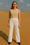 Striped Palazzo Pants with Pockets - 2