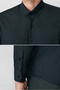 Long Sleeve Slim Fit Slim Fit Non Iron Iron-Free Cotton Shirt - 5