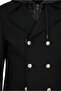 Wool Pieces of Pocketed Removable Pieces Hooded Wool Pieces of Double-Breasted Coats - 3