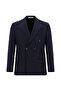 7 Drop Super Slim Fit Extra Slim Fit Striped Double Breasted Suit - 2