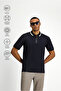 Techno-Line Zippered Lycra Slim Fit Slim Fit Polo Neck T-Shirt