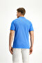 Polo Neck Slim Fit Embroidered 100% Cotton T-Shirt - 4
