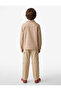 Cotton Long Sleeve Gabardine Shirt Jacket with Flap Pockets - 3