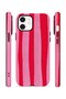 iPhone 11 Vorian Double Layer Case Raspberry Bold Stripe - 2