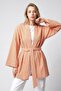 Women's Vertical Striped Wide Sleeve Stylish Summer Relaxed Kimono - 7