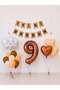 Good to Be Born on Your Birthday Kraft Black Retro Balloon Set -9-