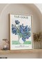 Vincent Van Gogh Irises'1890 One Piece Wooden Framed Painting - 3