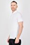 Men Sportswear Fit Short Sleeve Training Polo Shirt, White - 2