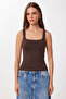 2-Pack Strappy Sandy Knitted Blouse Lcr0122 Black Brown - 4