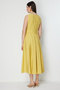 Belted Pleated Detailed Maxi Dress - 5
