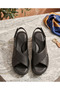 Women's Genuine Leather Orthopedic Sole Sandals - 3
