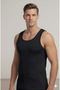 1610 Men's 6-Pack Lycra Cotton Undershirts - White, Black, and Skin Color Options Available - 2