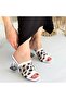 Evra Zebra Knitwear Heeled Slippers - 4