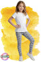 Patterned Children's Leggings - Wishing Flower Patterned Girls' Leggings - Soft, Flexible, Comfortable, Cotton, Anti-Sweat - 5