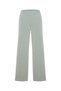 Cotton Silk Blend Clay Green Knitwear Trousers - 6