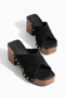 Vanna Women's Studded Detailed Cross-Strapped Heeled Slippers - 5