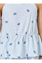 Girls All-Over Bow Print Strappy Top and Pants Set - 3