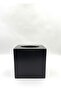 Square Tissue Box Holder Black Color