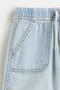 Denim jogger bermuda şort - 3
