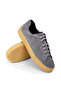 Men's Gray Genuine Suede Sneakers - 4