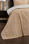 Alya Modern Chenille Jacquard Dowry Set Double King Size Pique Cover Set / Bedspread Set 3 Pieces - 3