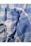 Blue Mint Pomegranate Flower Plaid Knitted Fabric Jacquard Flowy Stretchy Blouse Fabric & Dress Fabric 150X195Cm - 7
