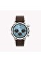 Men's Silver-Tone SS, Brown Leather Watch | TW2Y66600